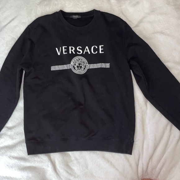 Black Versace crewneck